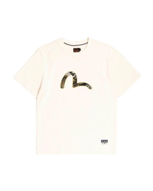 T-Shirts Evisu de hombre de color White
