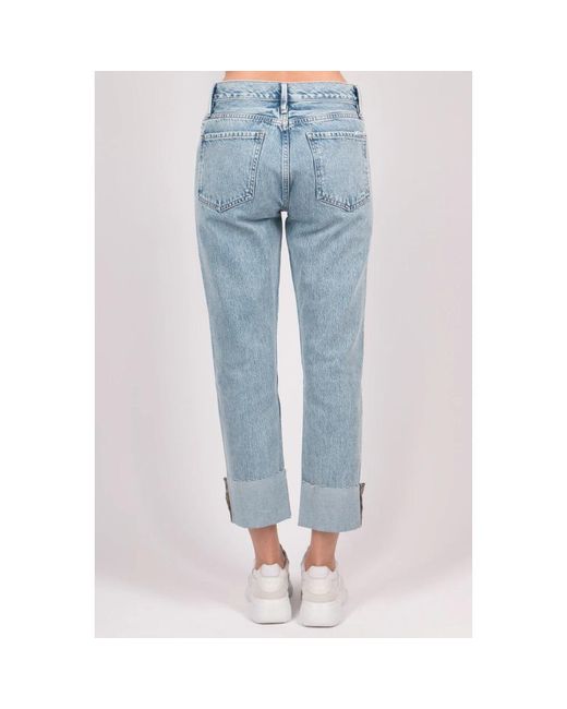 FRAME Blue Loose Fit Jeans