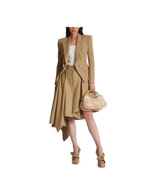 Balmain Midi Skirts in het Natural