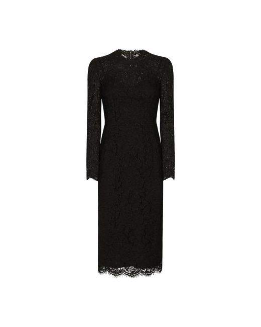 Dolce & Gabbana Black Midi Dresses