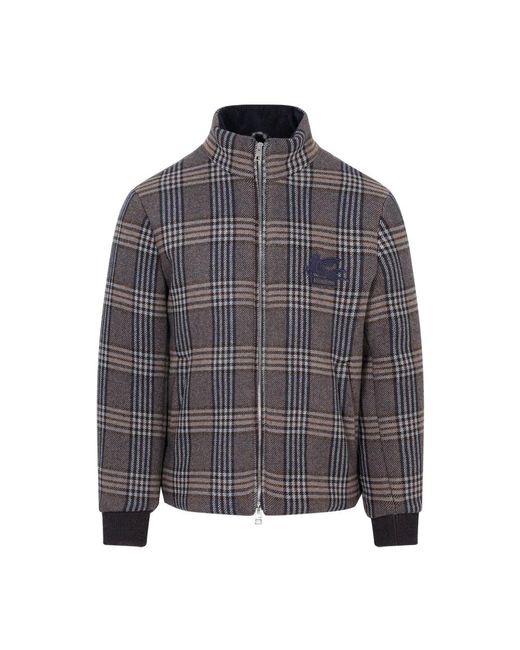 Etro Gray Light Jackets for men