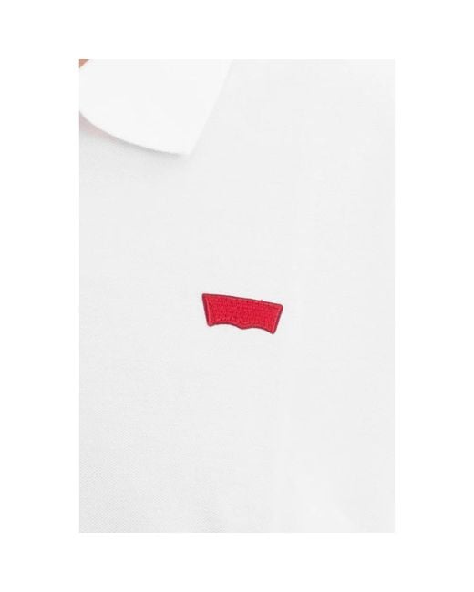 Levi's Slim housemark polo shirt levi's in White für Herren
