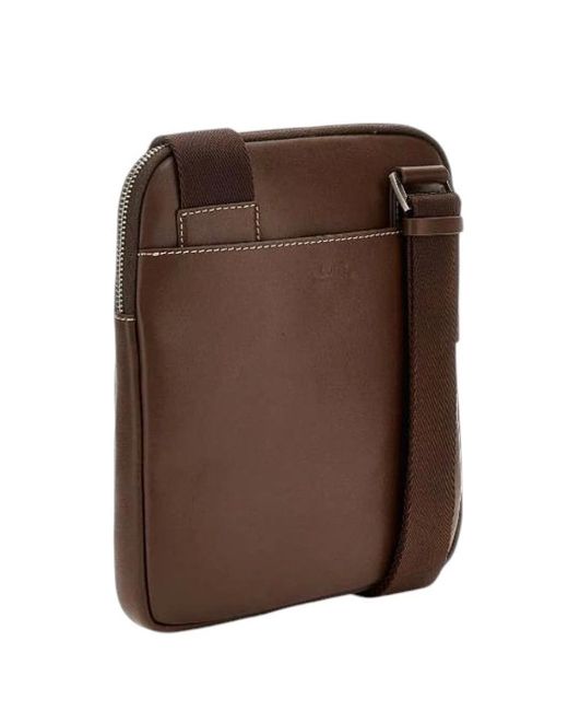 Guess Brown Cross Body Messenger for men
