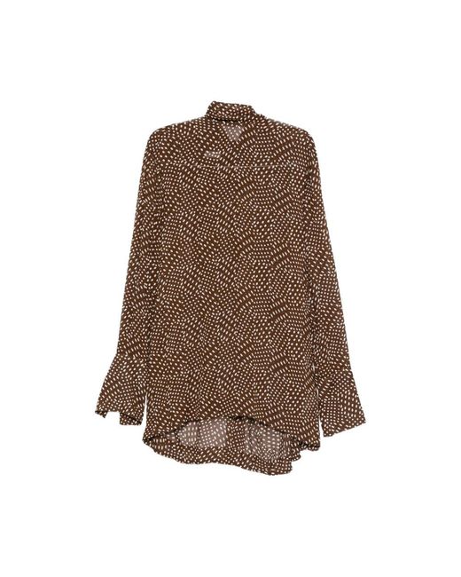 Dries Van Noten Overhemden ,Bruin ,Stijlvolle Shirt 2251 010779 703 in het Brown