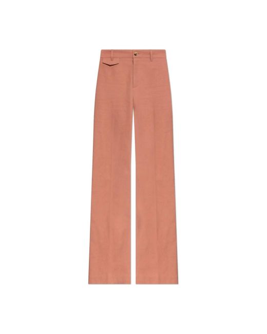 Chloé Wide Trousers in het Pink