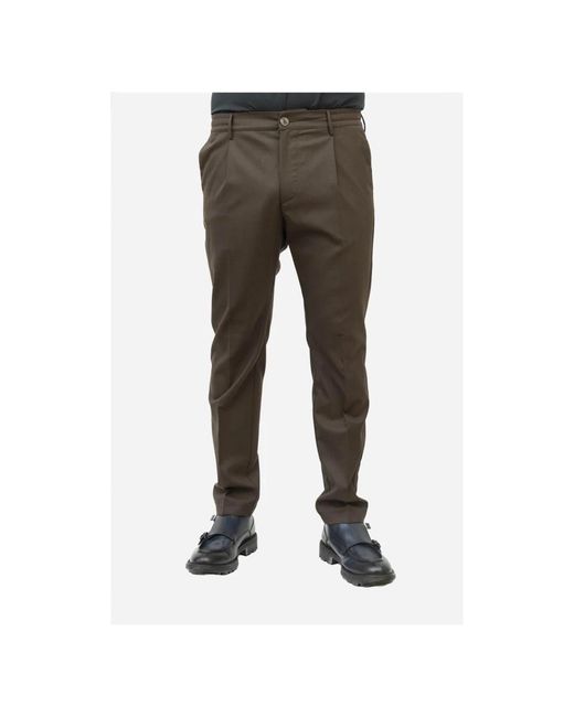 Cruna Broeken ,Bruin ,Wol Mitte Broek in het Gray voor heren