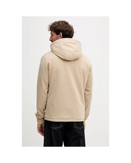 Guess Jassen ,Polyester Blouson Capuche in het Natural voor heren