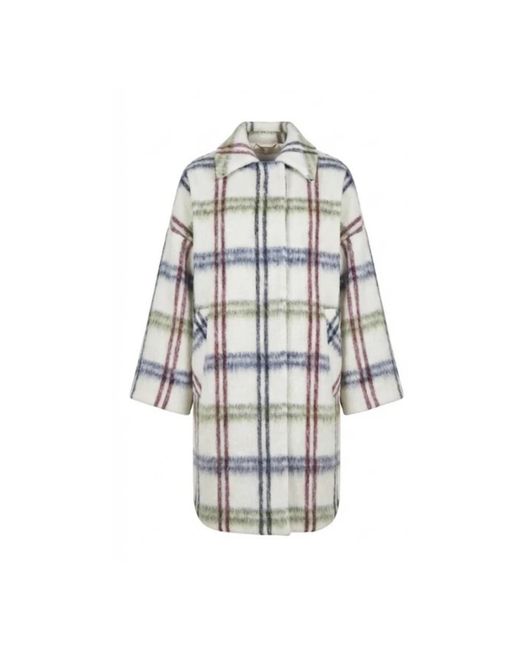 Hevò Gray Single-Breasted Coats