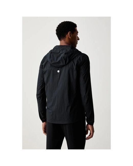 Asics Road Packable Jacket in het Black voor heren