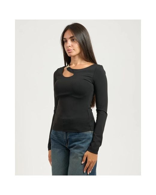 Guess Long Sleeve Tops in het Black