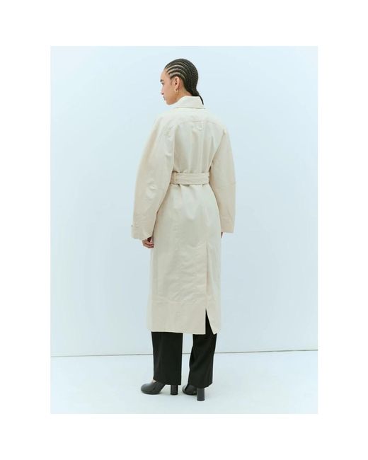 Coats > belted coats Jacquemus en coloris White
