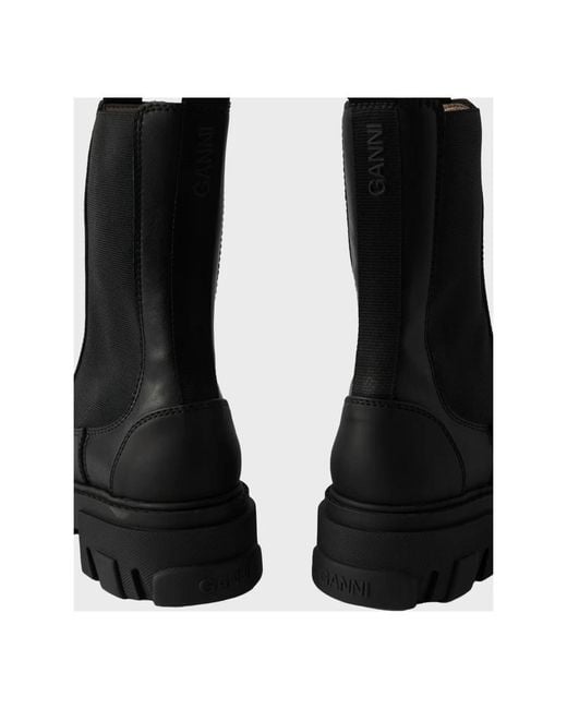 Chelsea Boots Ganni en coloris Black