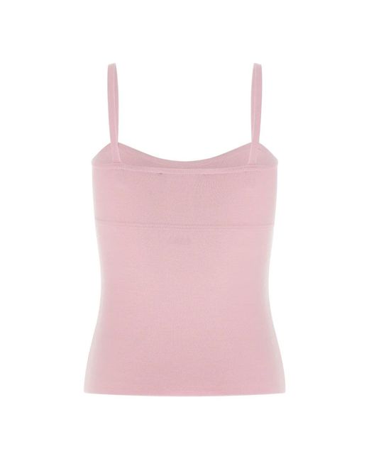 Max Mara Pink Sleeveless Tops