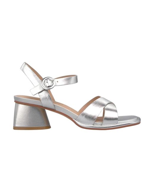 Alma En Pena. Metallic High Heel Sandals