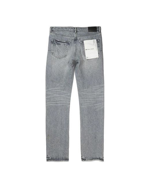 Purple Brand Gray Slim-Fit Jeans for men