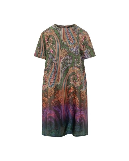 Etro Multicolor Short Dresses