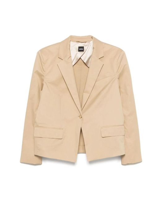 Boss Natural Jacke Mit Knopfverschluss