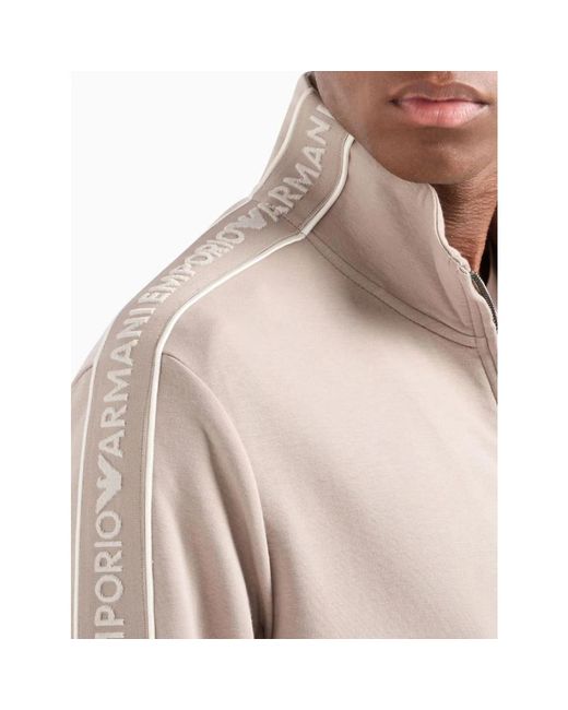 Emporio Armani Dove grey pullover - stilvolle kollektion in Gray für Herren