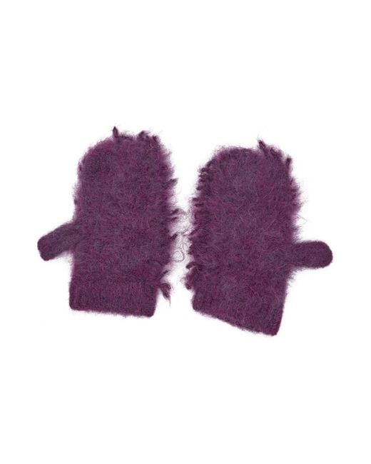 Sunnei Purple Gloves