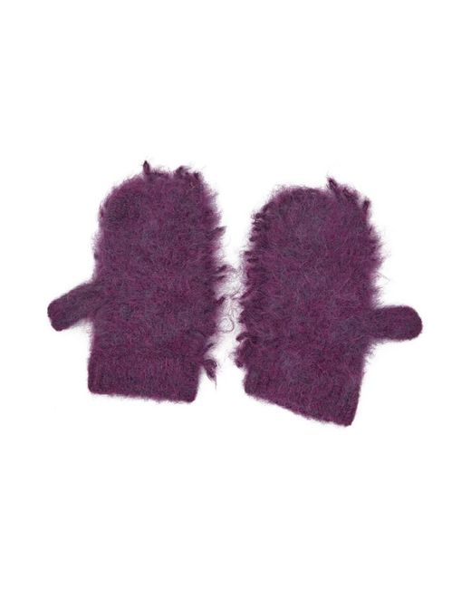 Gloves Sunnei en coloris Purple