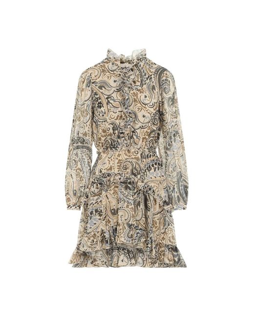 Etro Natural Short Dresses