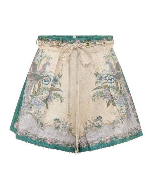 Zimmermann Multicolor Short Shorts