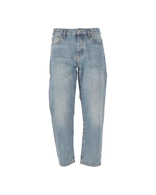 ARMANI EXCHANGE Blue Loose Fit Jeans for men