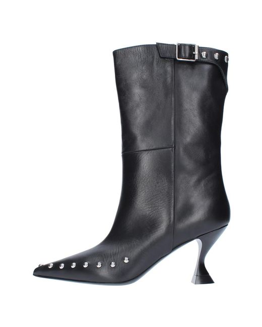 Strategia Black Heeled Boots