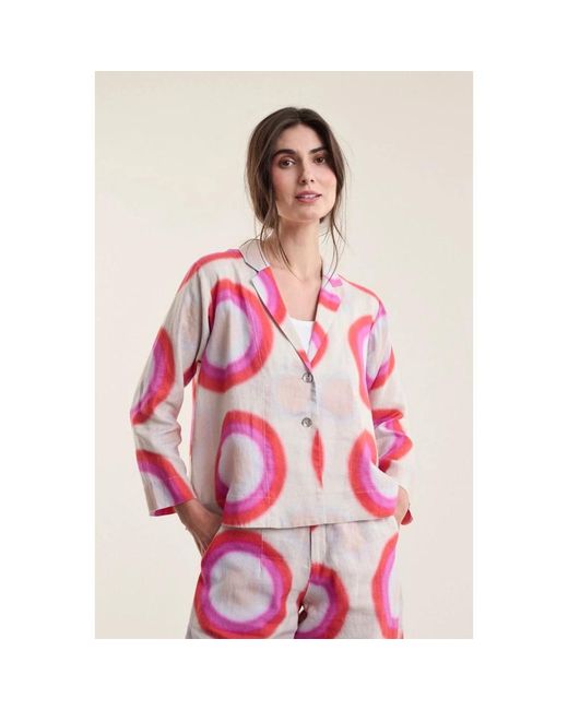 Shirts Bitte Kai Rand de color Pink