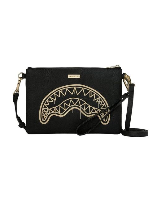 Sprayground Black Cross Body Bags for men