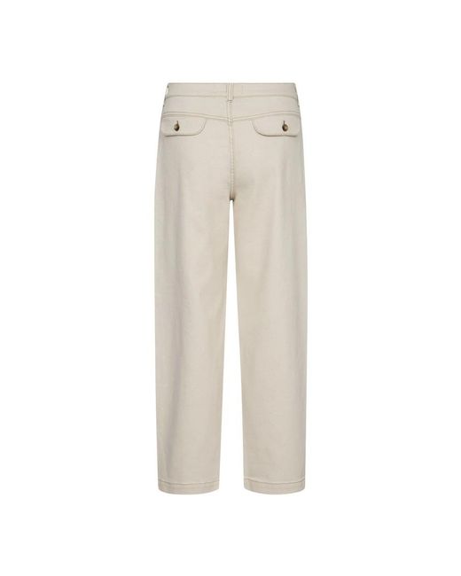 Mos Mosh Natural Straight Trousers