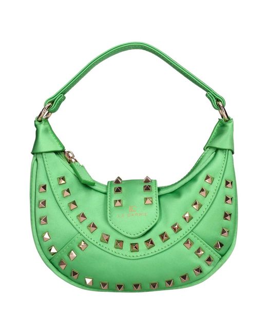 La Carrie Green Shoulder Bags