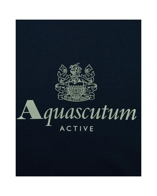 Aquascutum Blue T-Shirts for men