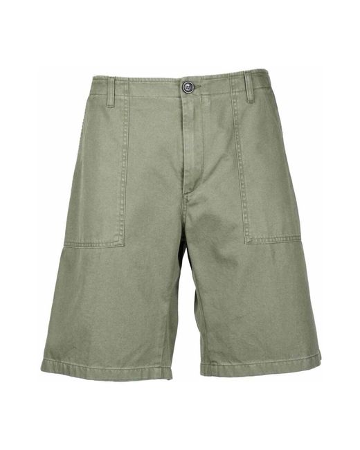 Department 5 Bermuda shorts aus baumwolle in Green für Herren