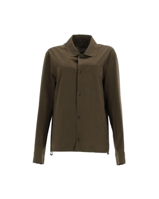 Herno Green Light Jackets for men