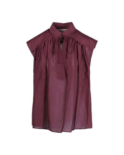Semicouture Purple Blouses