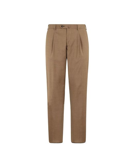 Trousers > slim-fit trousers L.b.m. 1911 pour homme en coloris Brown