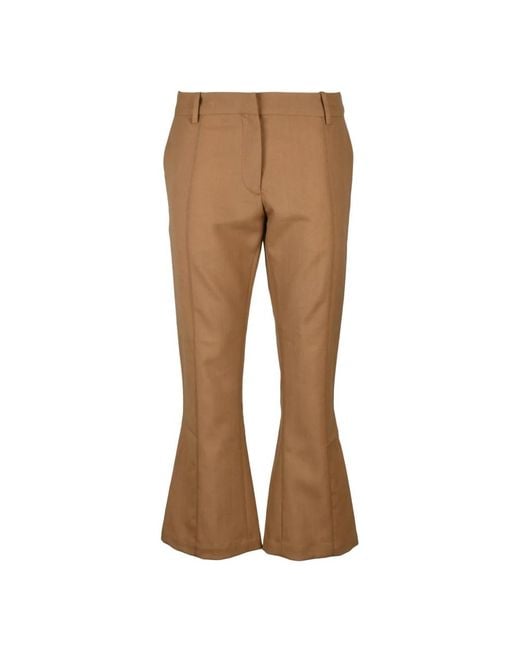 Marni Brown Wide Trousers