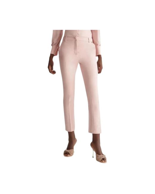 Pantalones elegantes para mujeres Liu Jo de color Pink
