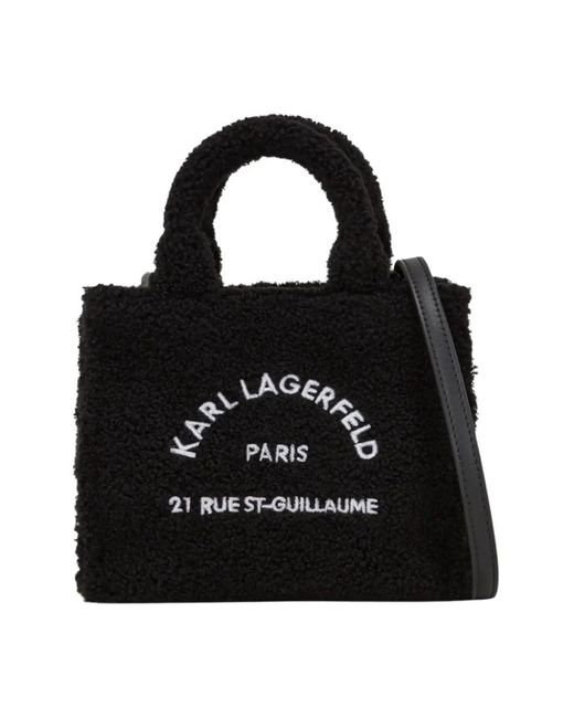 Handbags di Karl Lagerfeld in Black