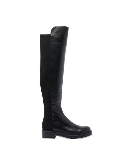 Stuart Weitzman Black Over-Knee Boots