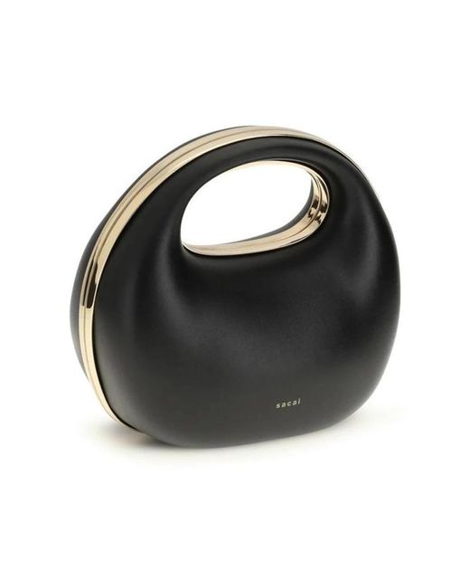 Sacai Black Handbags