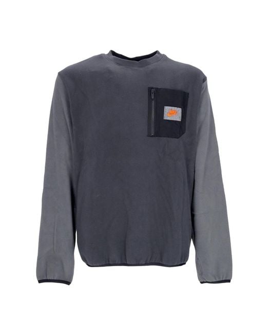 Nike Sportswear Crewneck Fleece Sweatshirt in Blue für Herren