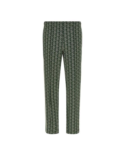 Lacoste Green Straight Trousers for men