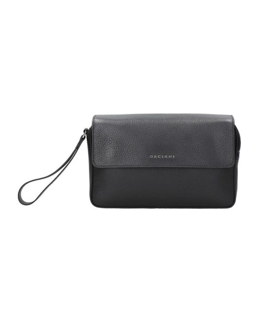 Clutches di Orciani in Black da Uomo