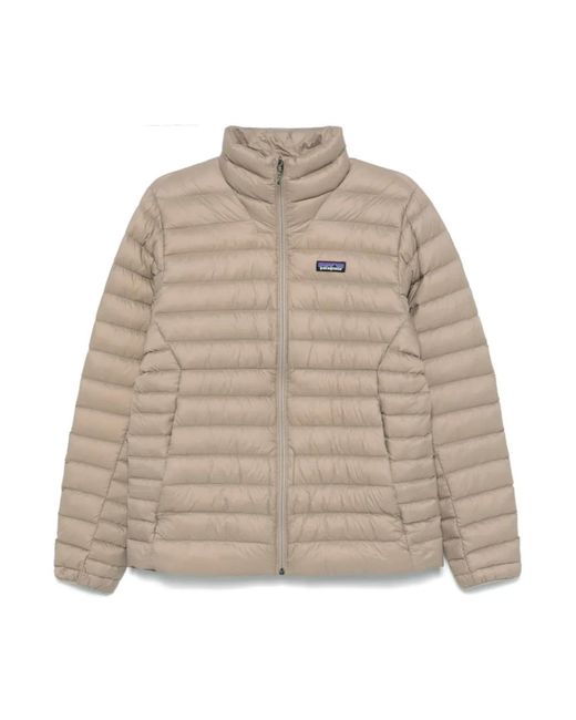 Patagonia Jassen ,Grijs ,Polyester Grijze Donsjas in het Natural voor heren