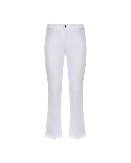 Fay Flared Jeans in het White