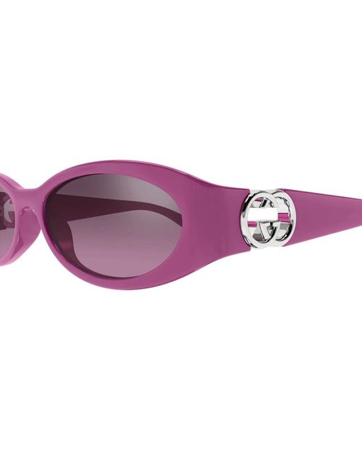 Accessories > sunglasses Gucci en coloris Pink