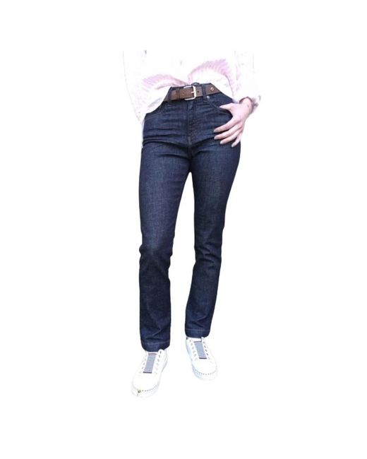 Denim Studio Blue Straight Fit Jeans
