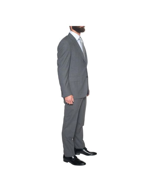 Canali Gray Single Breasted Suits for men